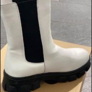 White platform boots from Charlotte Russe